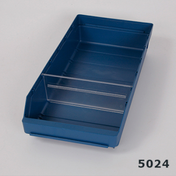 Pojemnik warsztatowy z przekładkami  typ 5024-15  wym. 500 x 240 x 150 mm