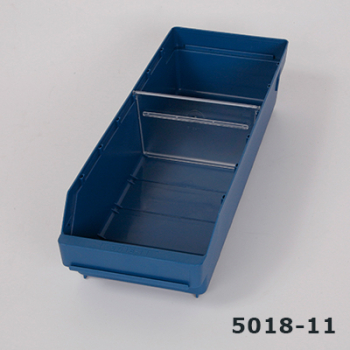 Pojemnik warsztatowy z przekładkami  typ 5018-11 wym. 500 x 180 x 110 mm