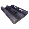 PALETA PLASTIKOWA 1200 X 800 X 150mm POWIERZCHNIA ANTYPOŚLIZGOWA Z PEŁNYM BLATEM  WZMOCNIONA  ATEST PZH
