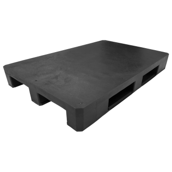 PALETA PLASTIKOWA 1200 X 800 X 150mm POWIERZCHNIA GŁADKA Z PEŁNYM BLATEM  WZMOCNIONA  ATEST PZH