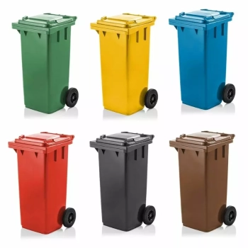 POJEMNIK NA ODPADY KOMUNALNE SOLIDNY KOLORY WEBER 120L