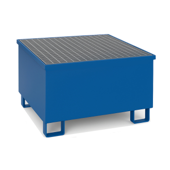 Wanna ociekowa stalowa na 1 IBC solidna konstrukcja wym. 1300 X 1150 X 780 mm, poj. 1000L