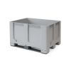 Skrzyniopaleta plastikowa Big Box na 3 płozach. Wym 1200x1000x760 mm
