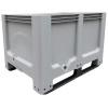 Skrzyniopaleta na 2 płozach 1200 x 800 x 800 mm plastikowa atest PZH