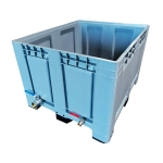 Skrzyniopaleta BIG-BOX pełna 1200 x 1000 z kranikiem / korkiem Ø 1 i 2 CALE