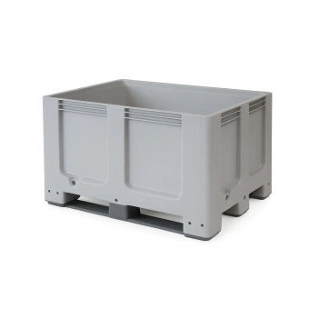 Skrzyniopaleta plastikowa Big Box na 3 płozach. Wym 1200x1000x760 mm