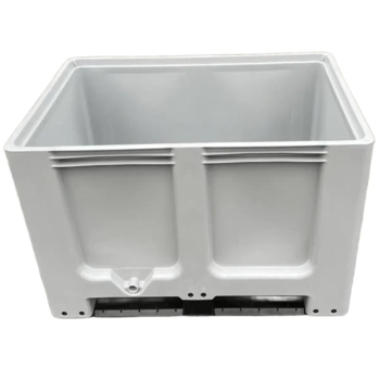 Skrzyniopaleta na 2 płozach 1200 x 800 x 800 mm plastikowa atest PZH
